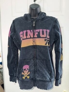 Affliction Sinful Reversible Thermal Hoodie